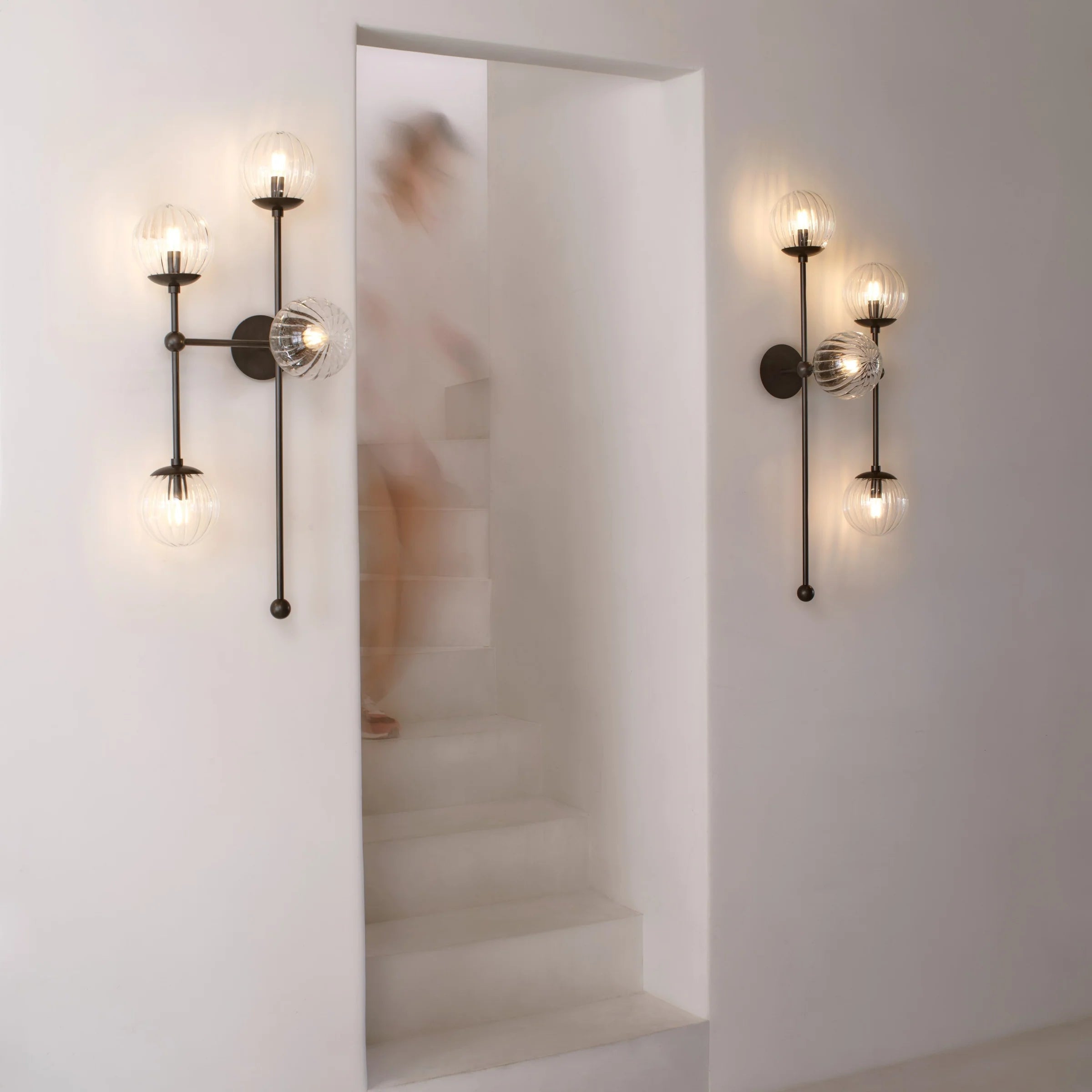 Schwung Armstrong Globe Wall Light 4 Lights